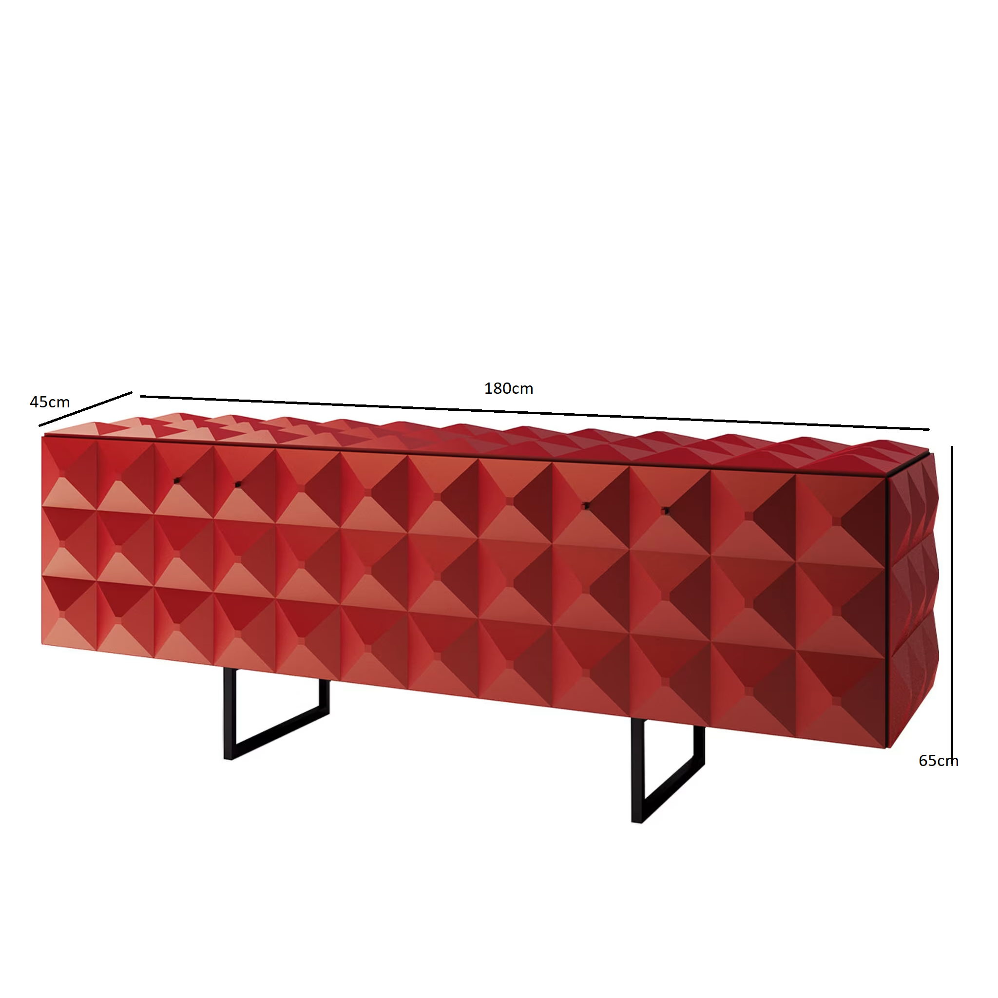 Belmondo sideboard red