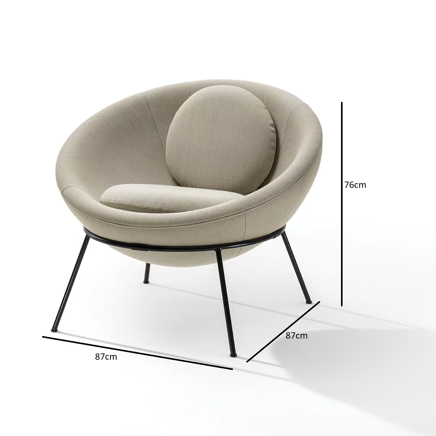 Bardi bowl chair sand