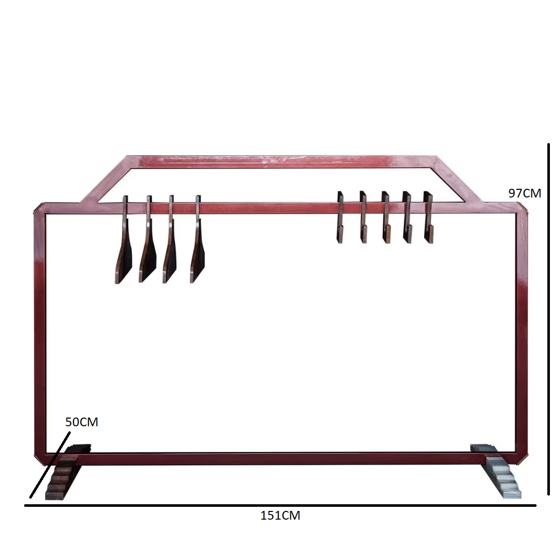 Mainframe valet stand in red
