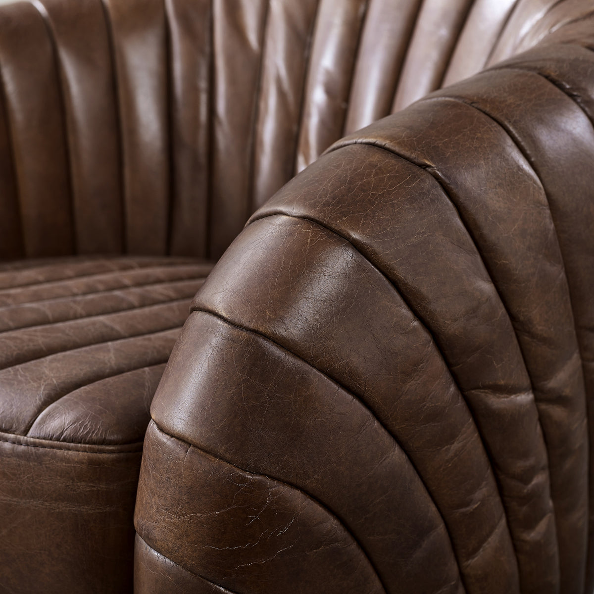 Distinctive leather chair