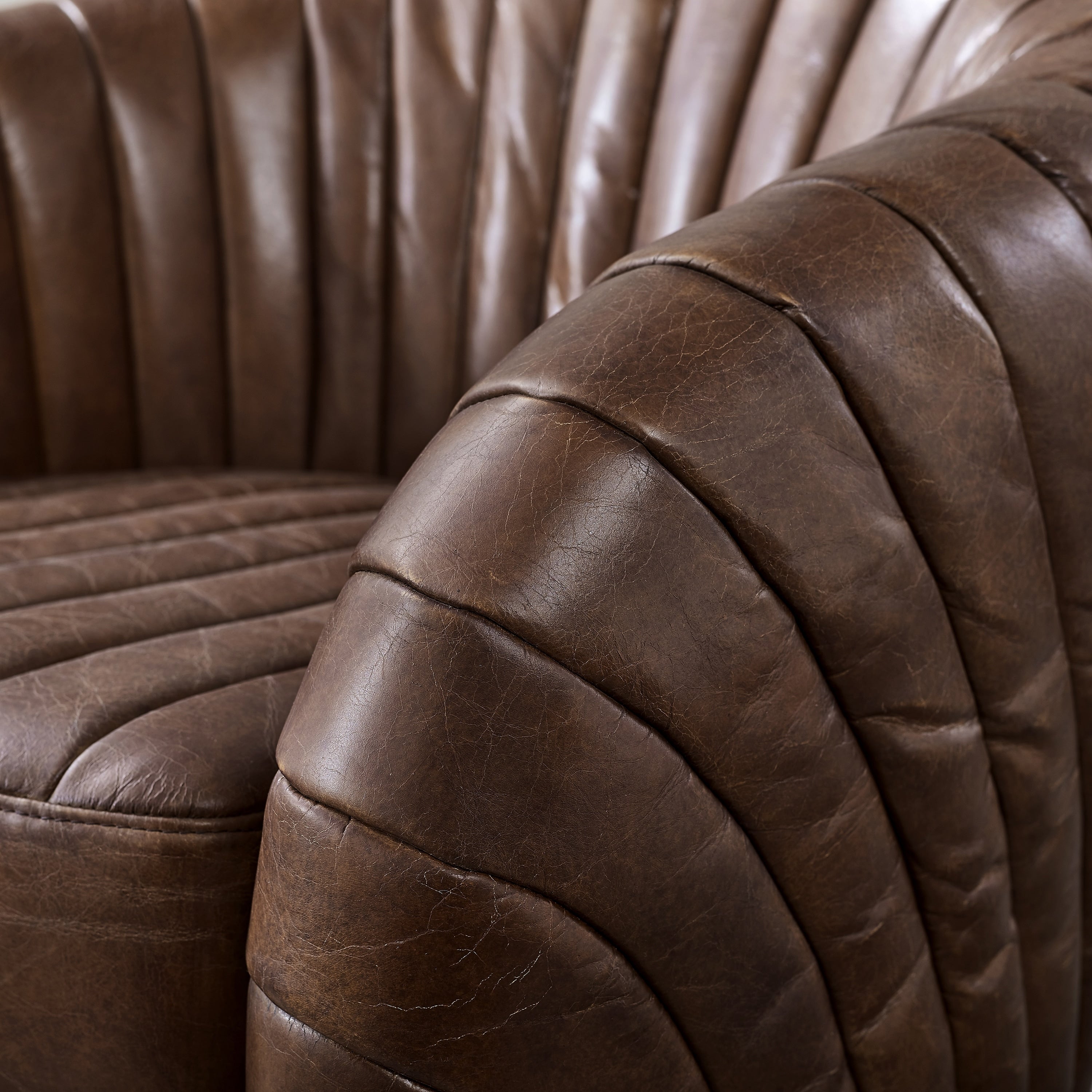 Distinctive leather chair