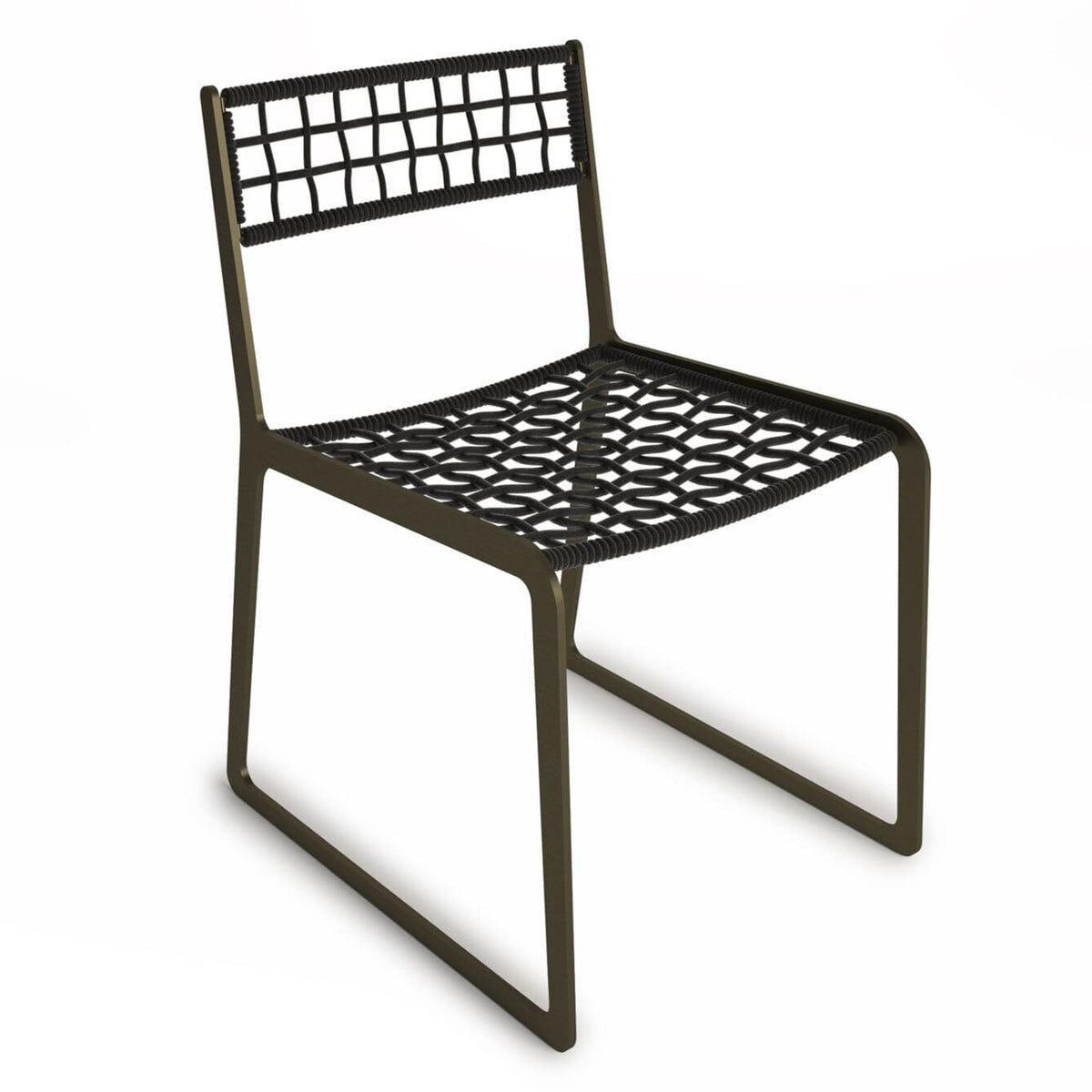 Atena Luxury Italian Outdoor Side Chair