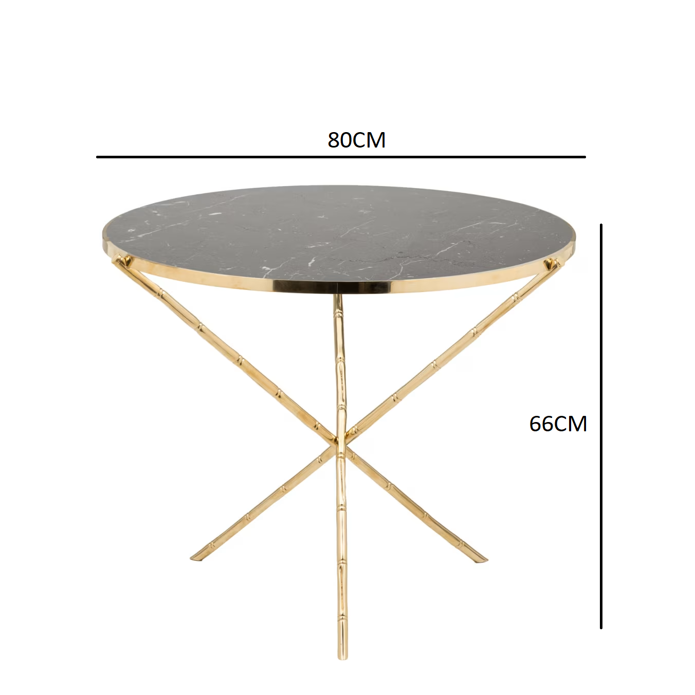 Bamboo large marble table