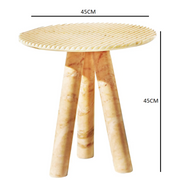 Rose rabbet side table