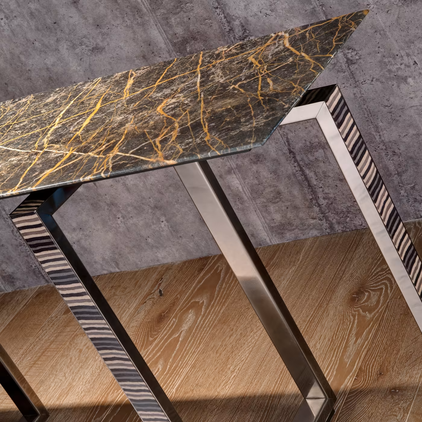 Frank port lorent marble console