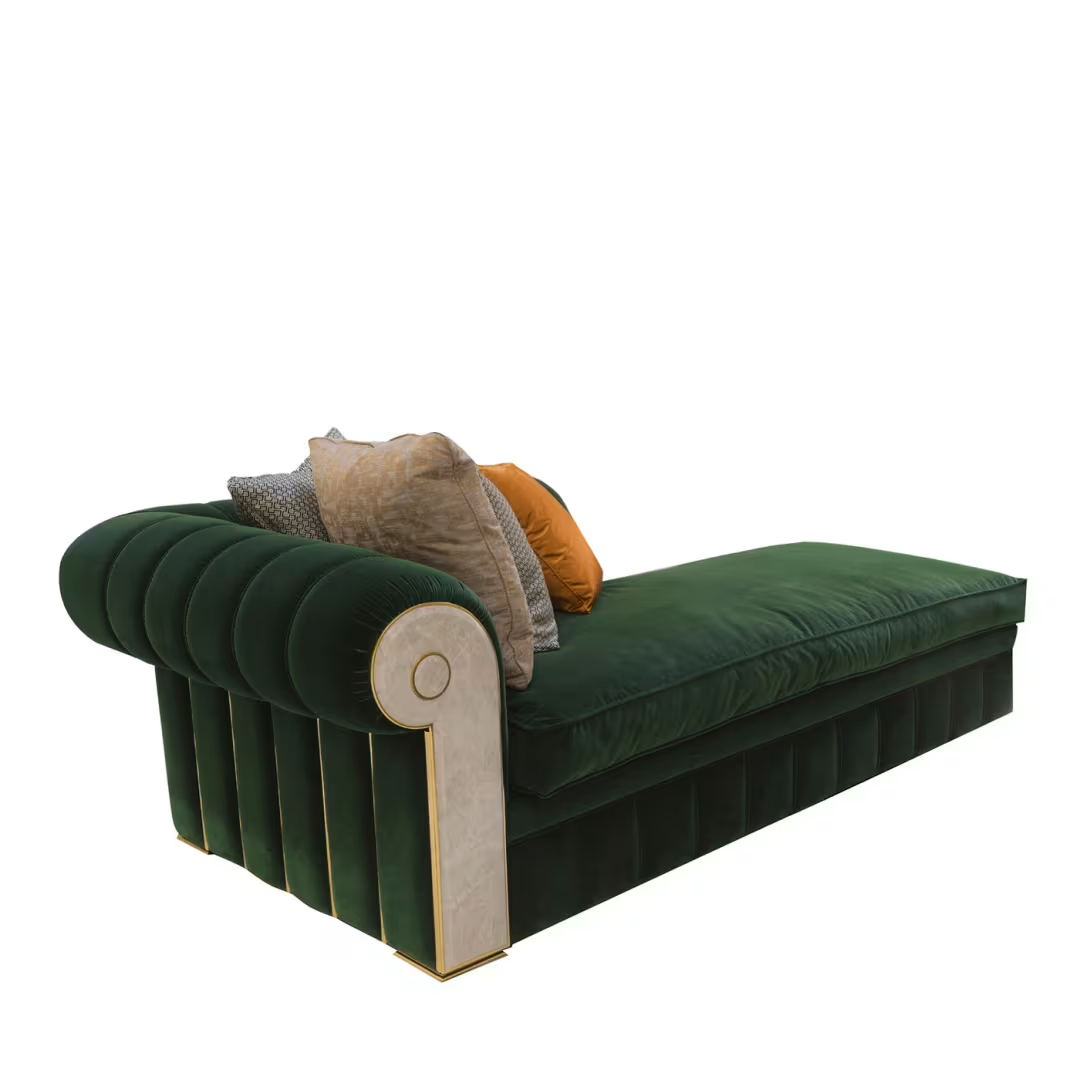 Contemporary classic chaise longue