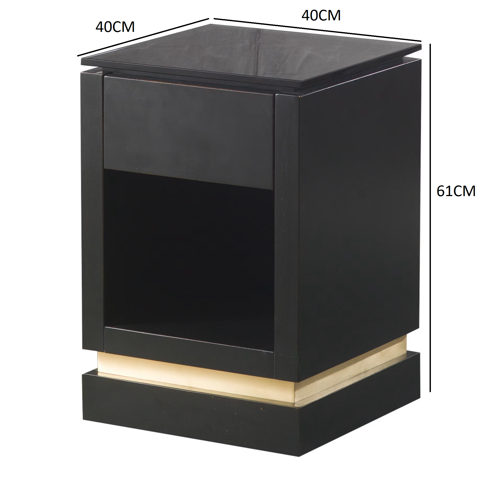 Cube bedside table