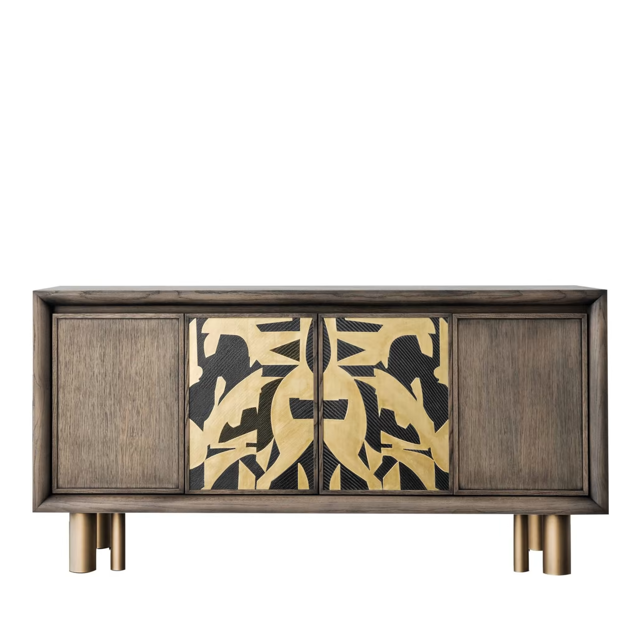 Mila abstract painting sideboard