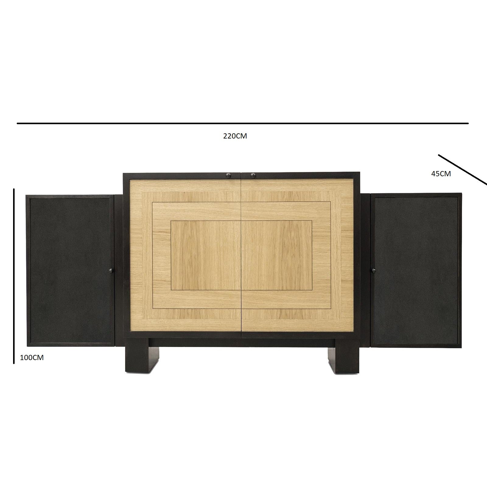 Golden midnight sideboard