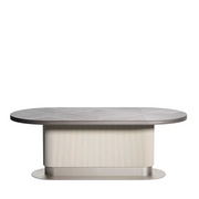 Cocoon oval dining table