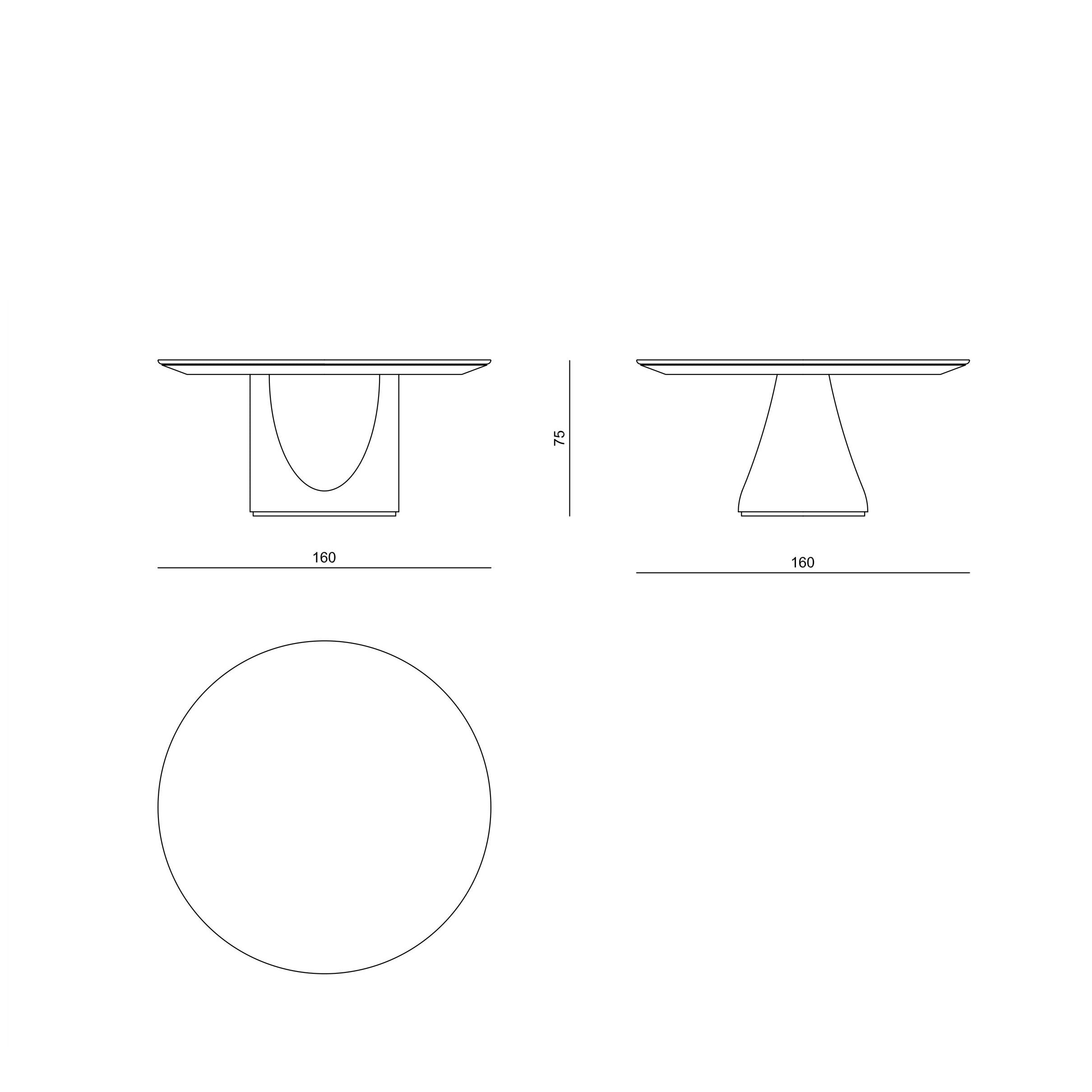 Cameron Sculptural Table