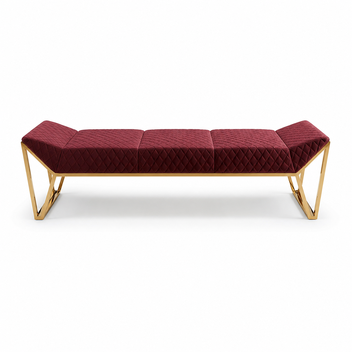 Velour Crown Bench