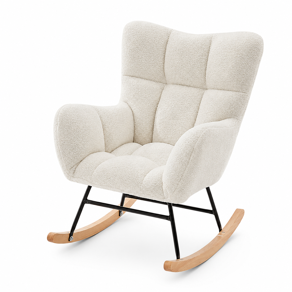 Modern Wooden Rocking Lazy Chair