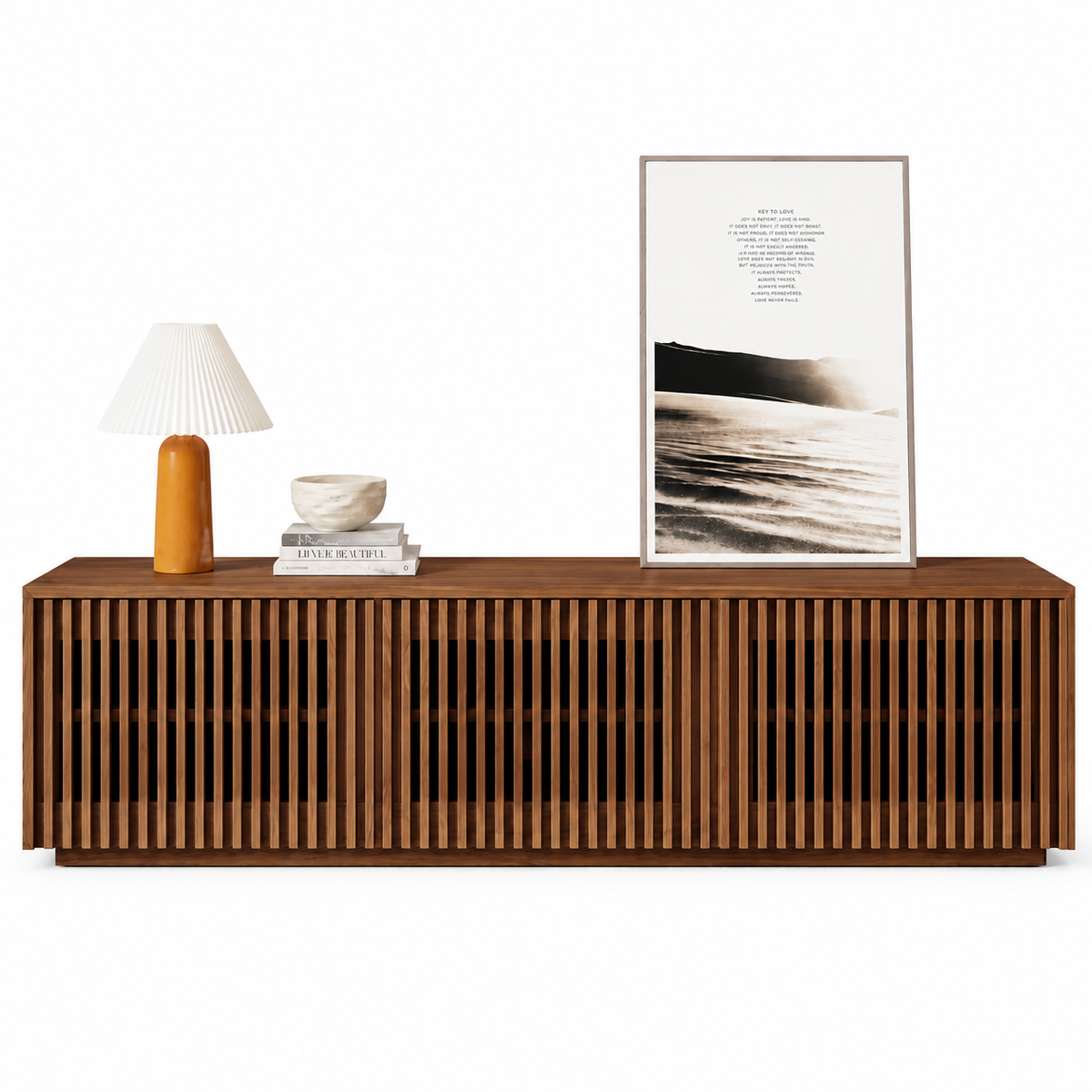 Elegant Brown TV Table