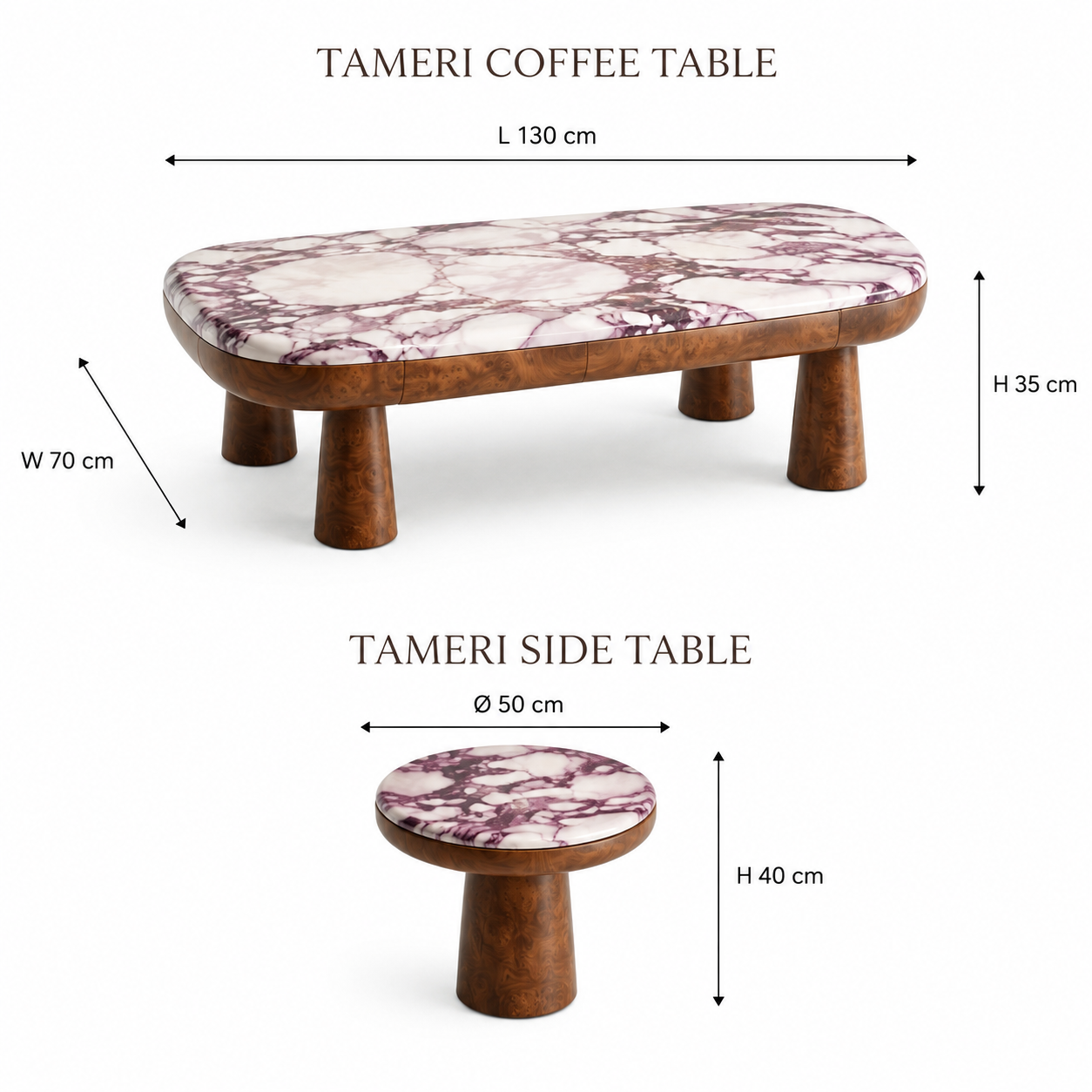 Alvero coffee tables