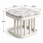 Marvento outdoor side table