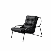 Leather And Metal Armchair