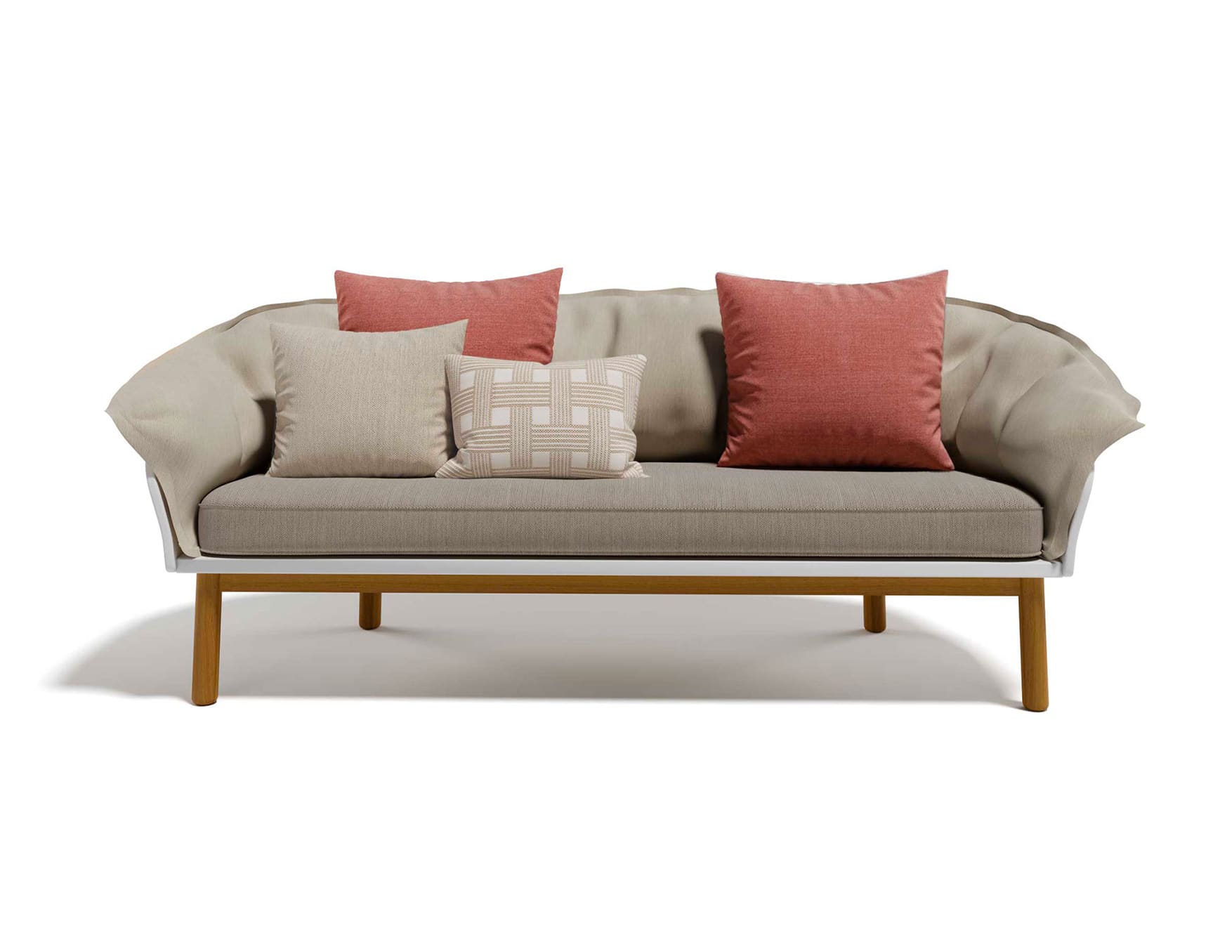 Refined Outdoor Seating Sofa