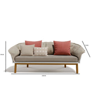 Refined Outdoor Seating Sofa