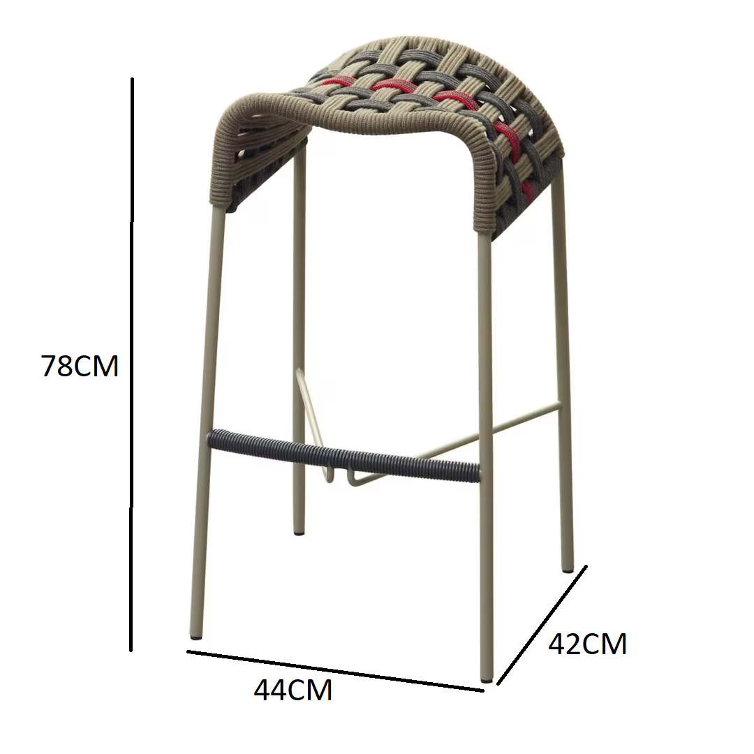 Saddle tall stool