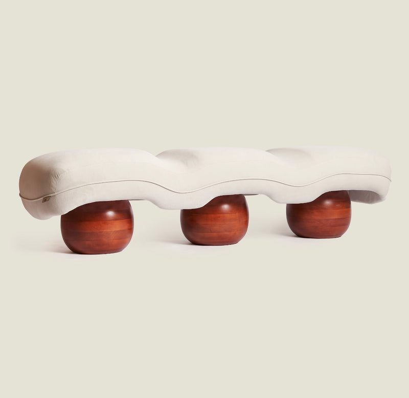 Bench with a distinctive elegant design