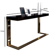 Kelly console with glossy finish