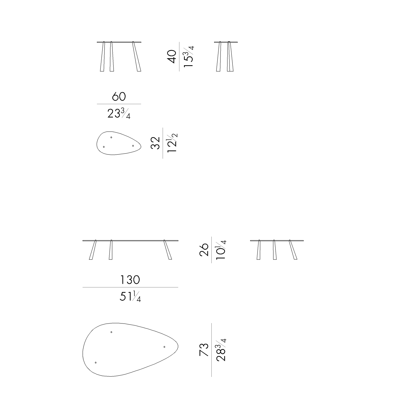 Elegant Metal Table Set