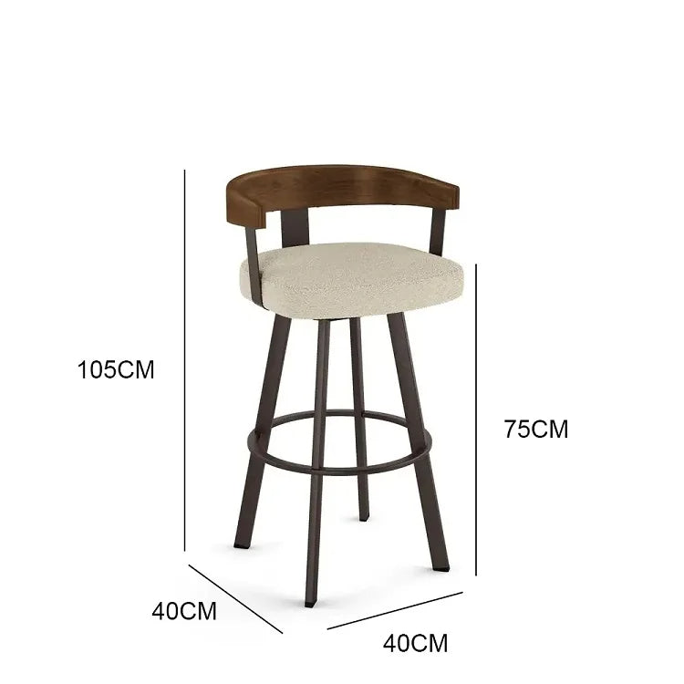 Bar chair with elegant and comfortable design
