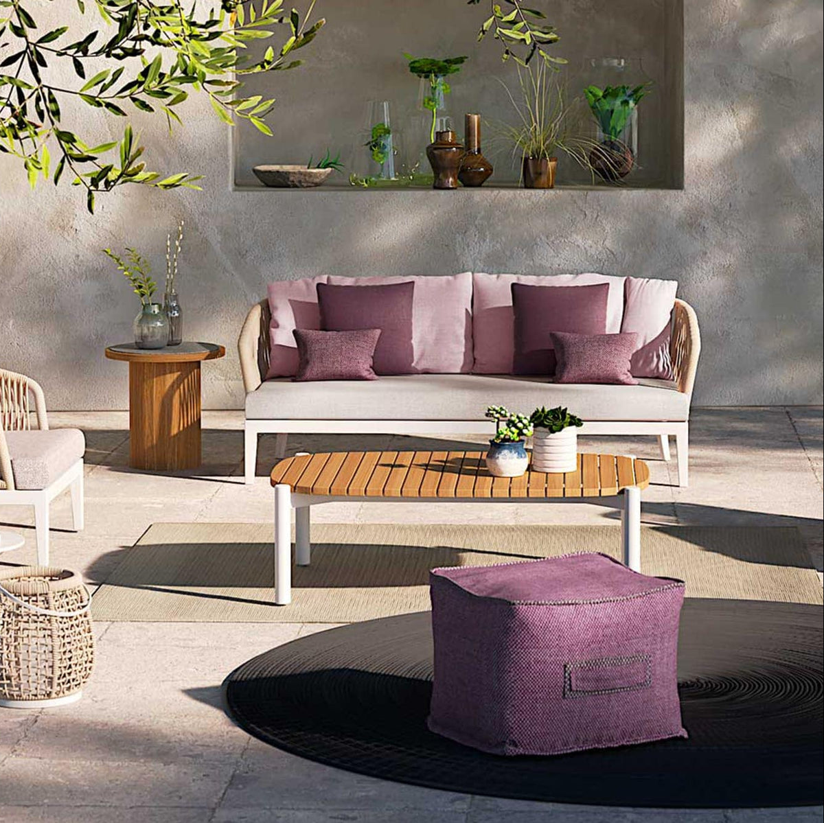 outdoor lounge sofa