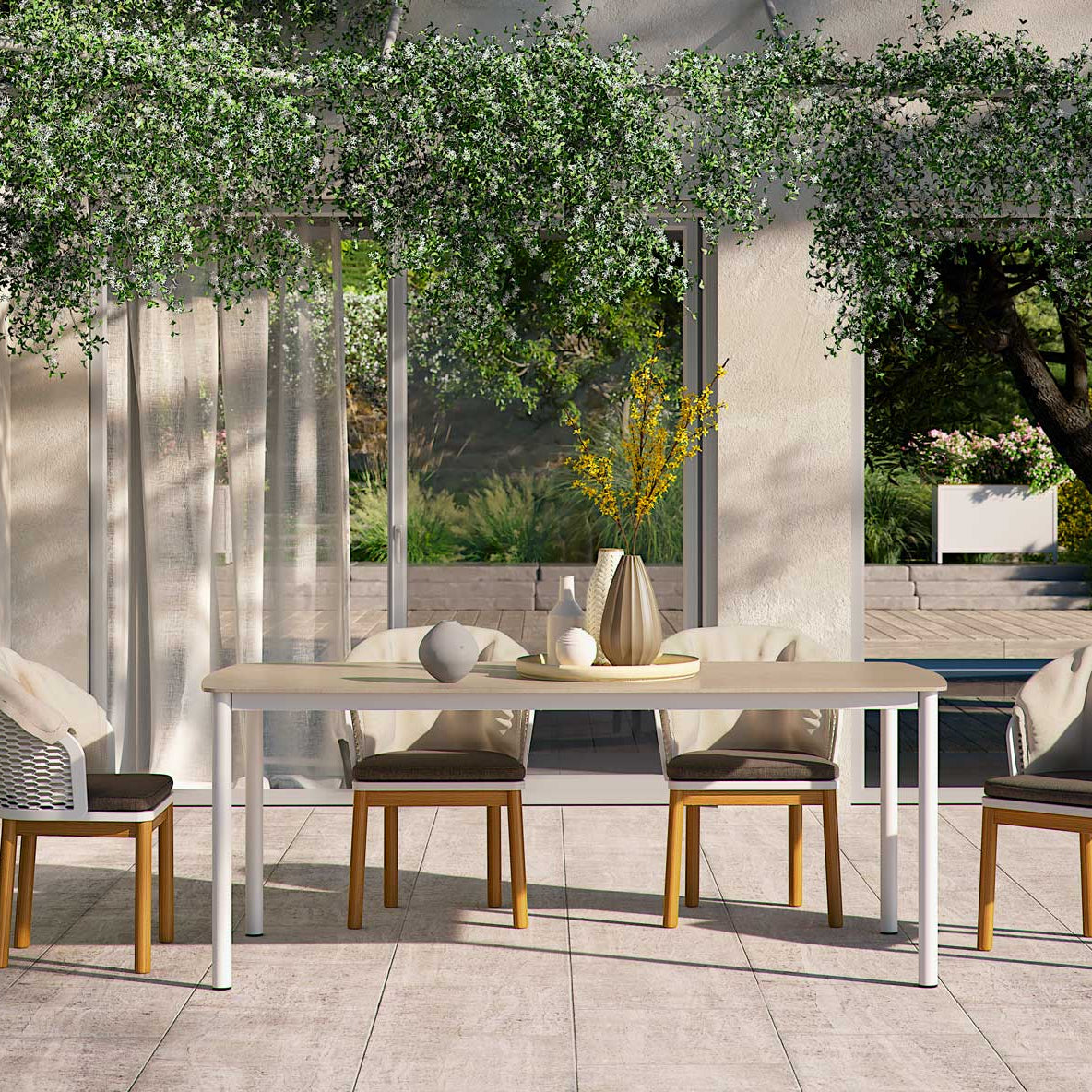 Contemporary Design Outdoor Dining Table