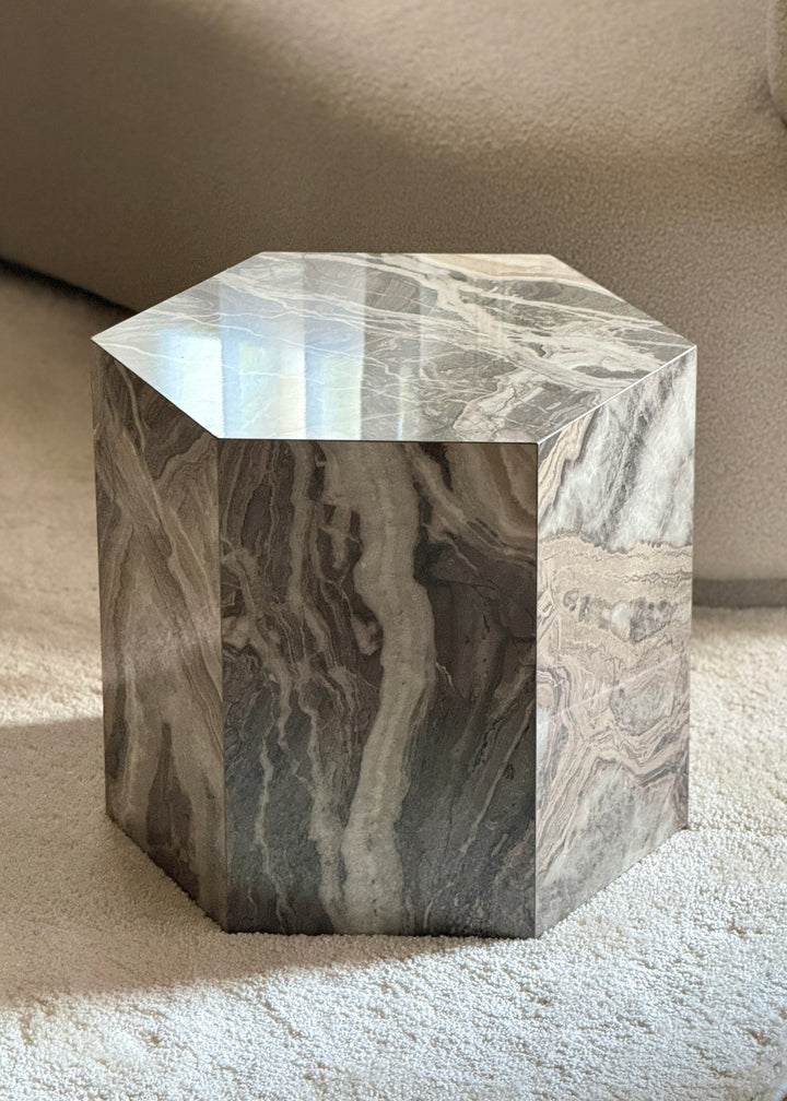 distinctive marble table