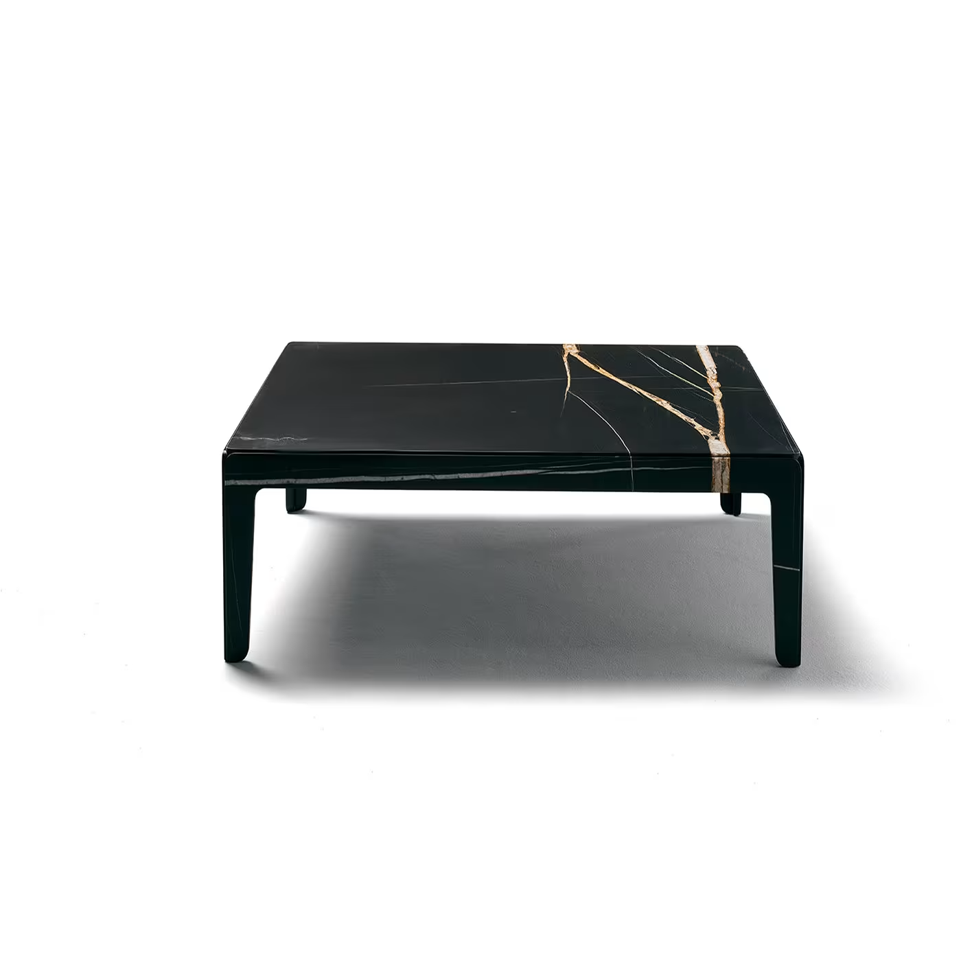 Rock sahara noir marble coffee table
