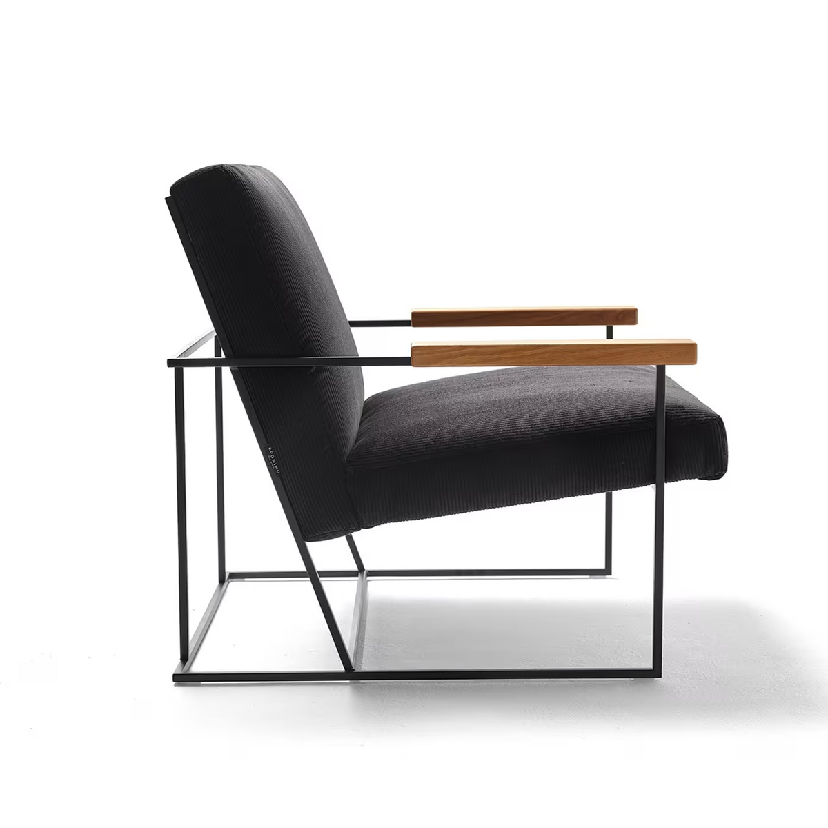 Gotham black armchair