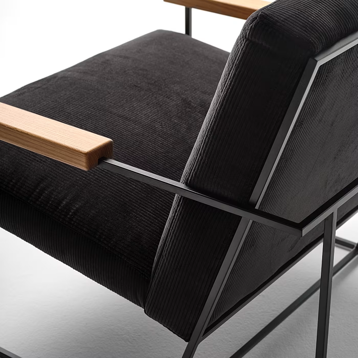 Gotham black armchair