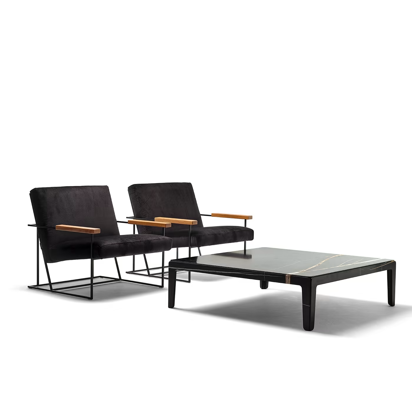 Gotham black armchair