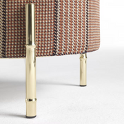 Samarcanda small brown pouf