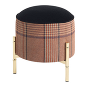 Samarcanda small brown pouf