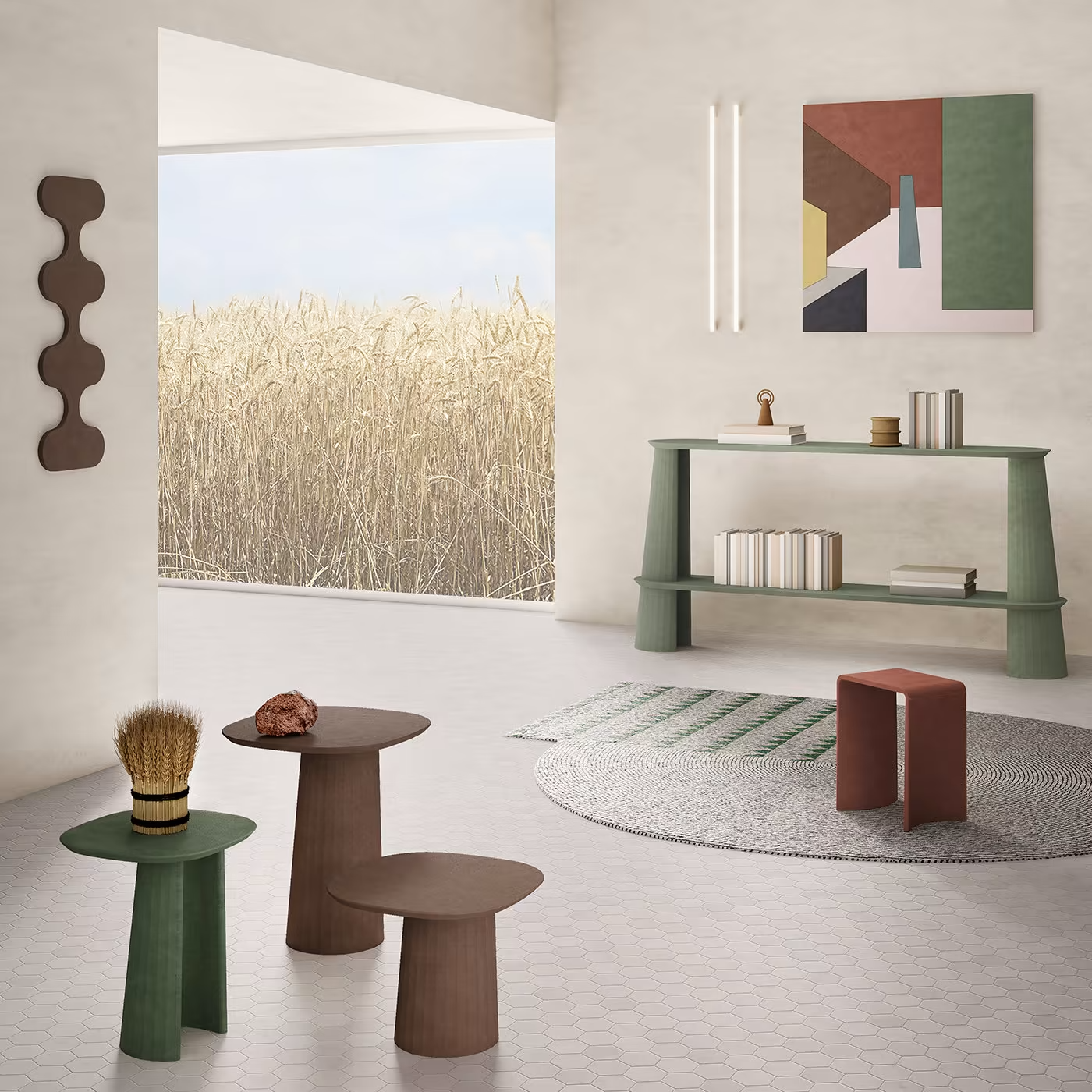 Fusto fir green console