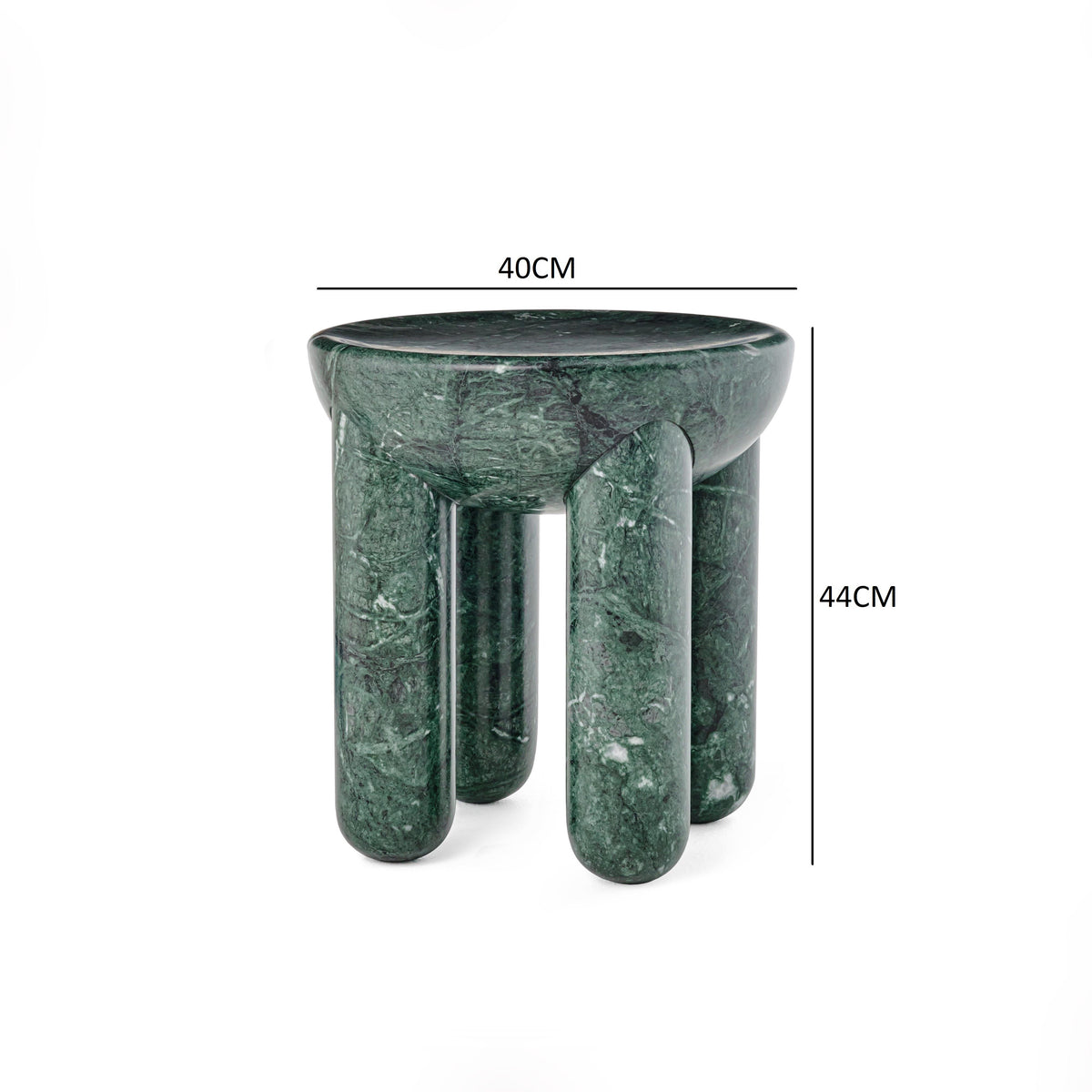 Side table with modern design