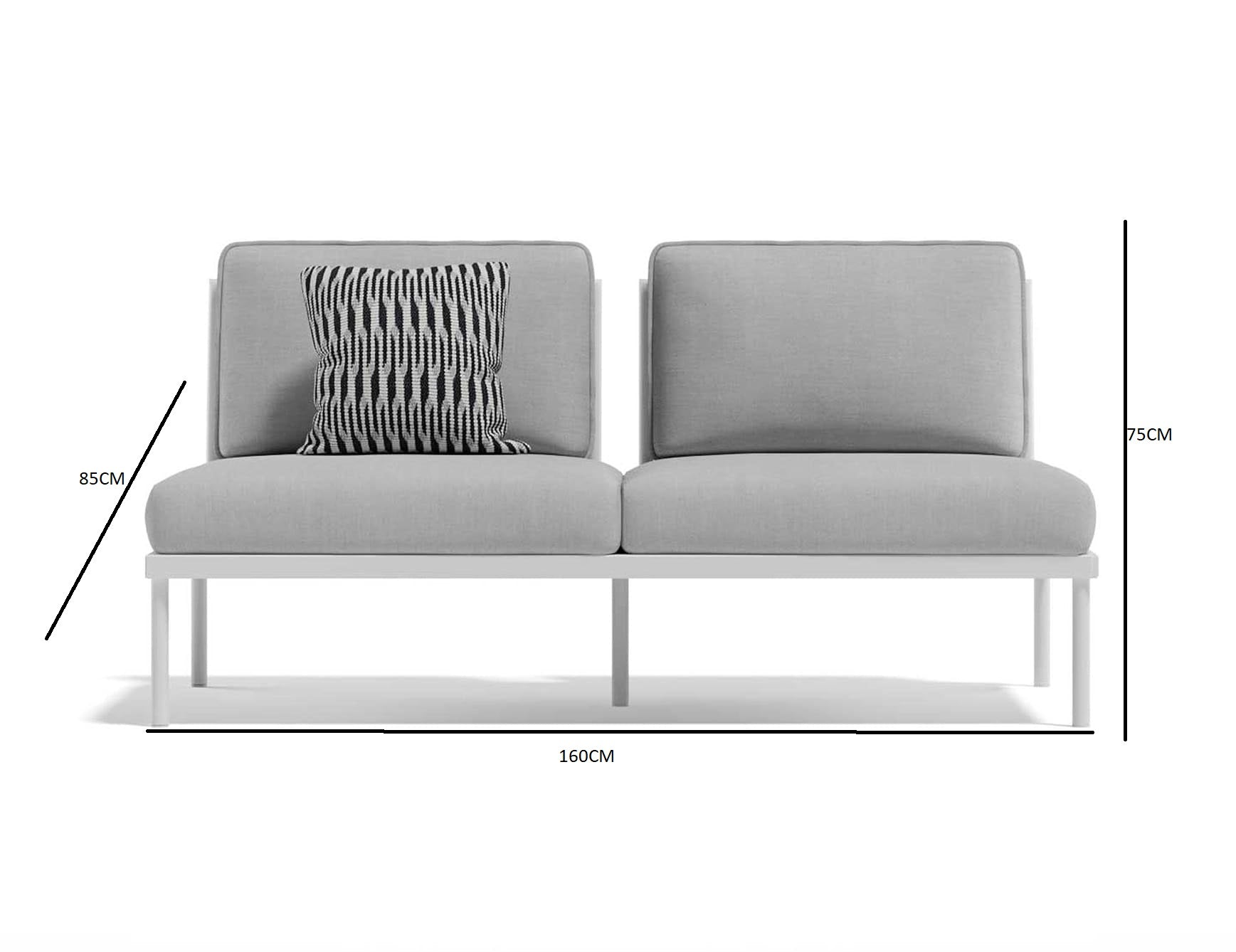 elegant outdoor sofa