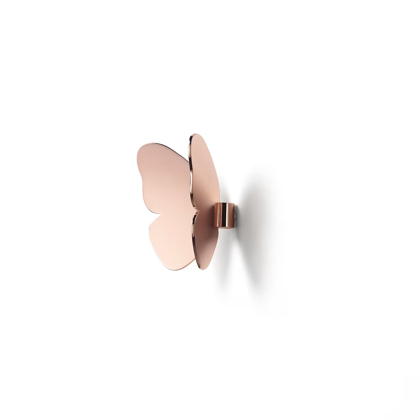 Butterfly coat hanger in copper finish