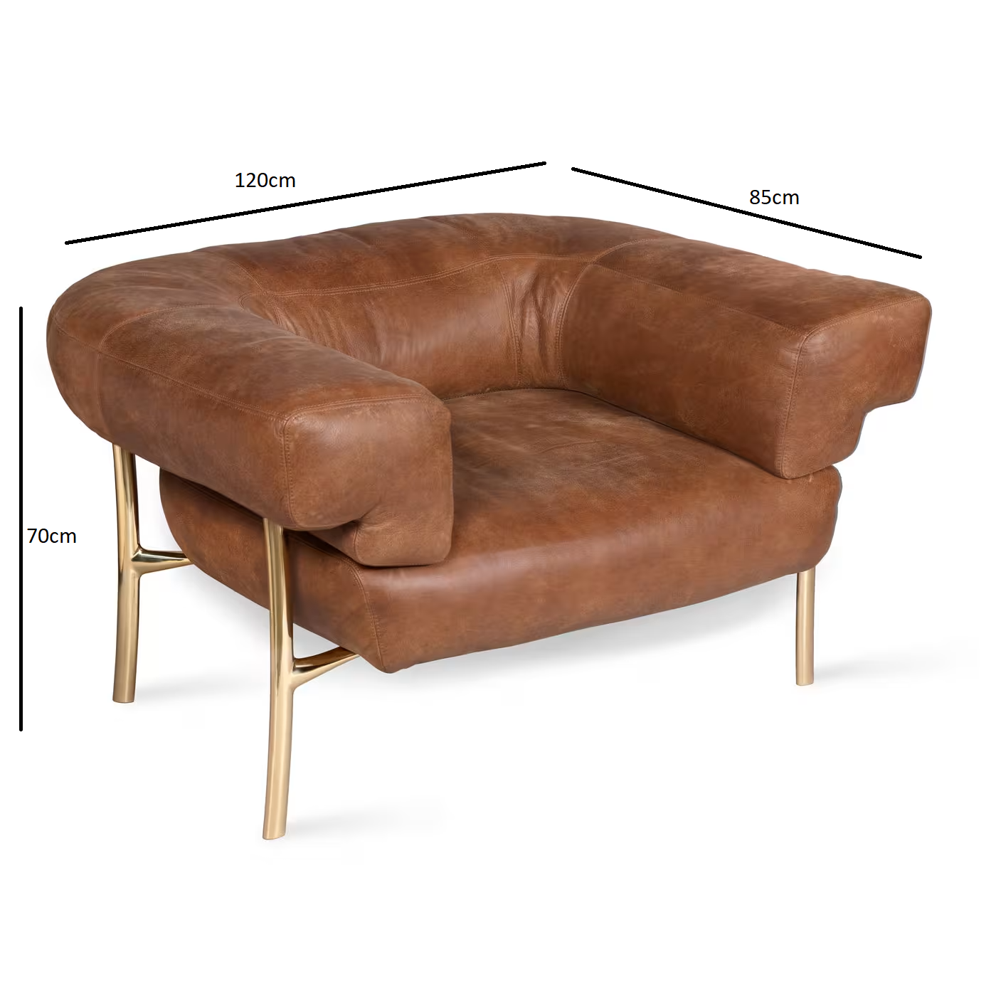 Katana tobacco armchair