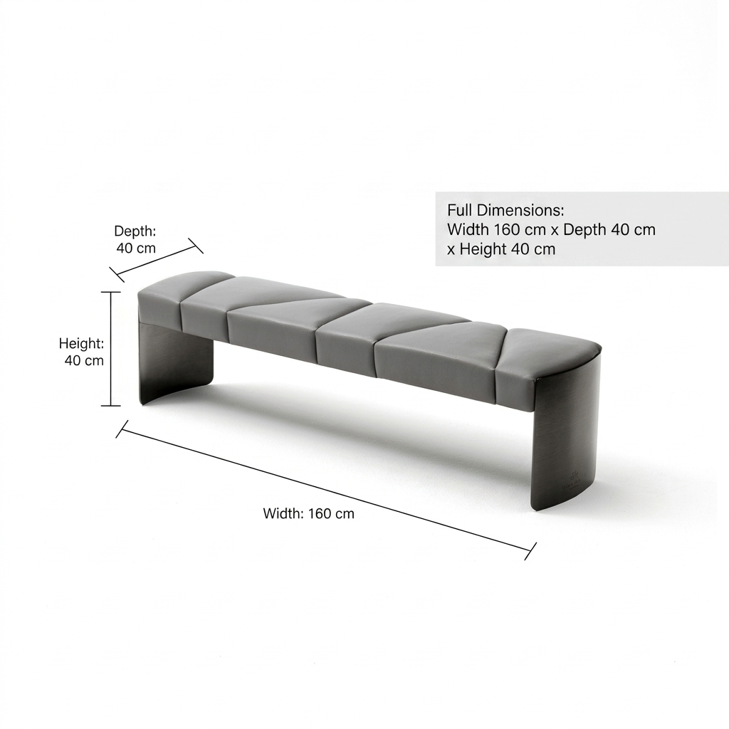 Curved Accent Bench