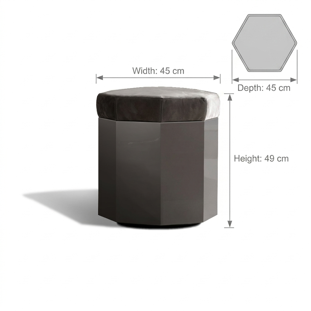 Vision Contemporary Accent Ottoman