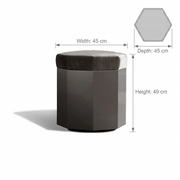 Vision Contemporary Accent Ottoman