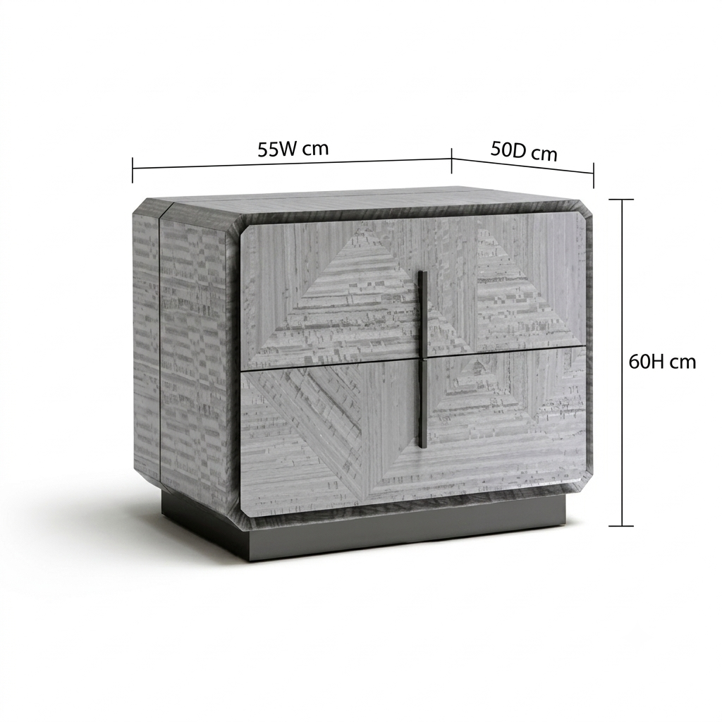 Tasmanian Eucaliptus Veneer Night Table