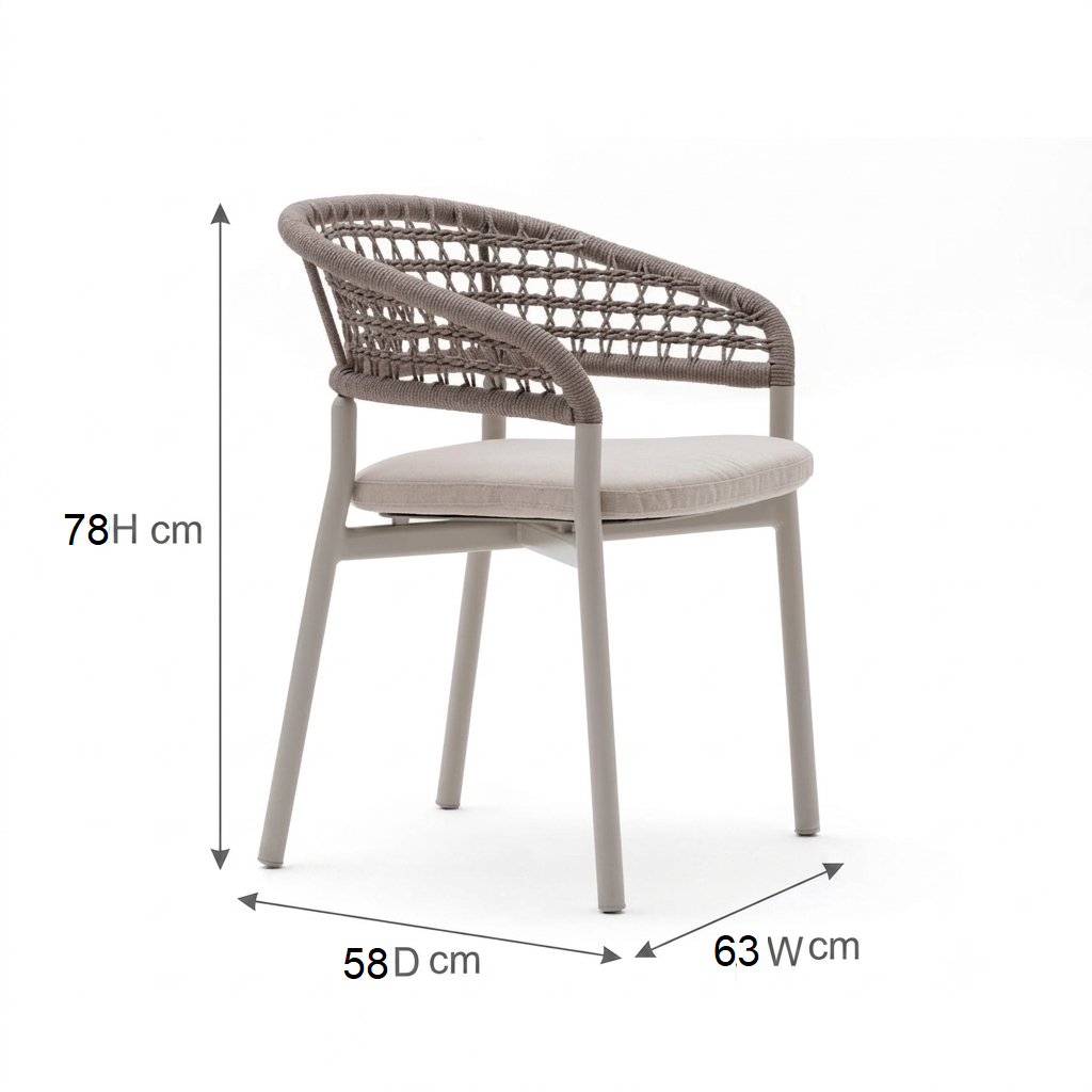 Plinto Horizon Dining Armchair