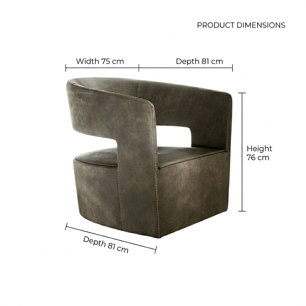 Bijou Artisan Swivel Armchair
