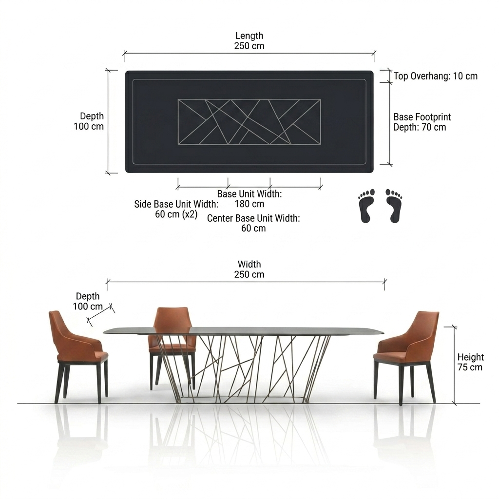 Arbor Sculptural Dining Table