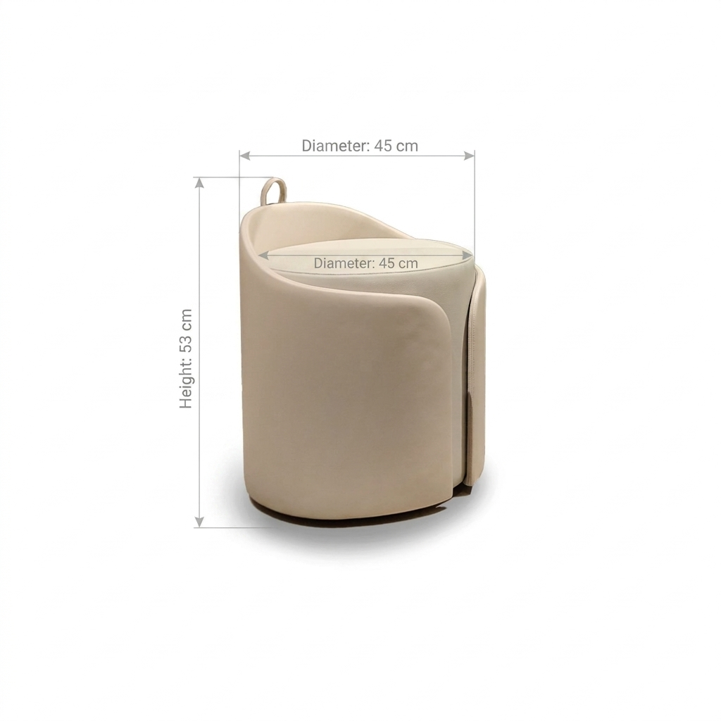 Stay Sculptural Small Ottoman